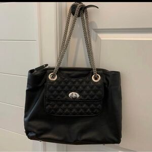 Zara Black purse with chain